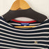 バーバリーブルーレーベル BURBERRY BLUE LABEL ドッキングデザイン ボーダーワンピース 金ボタン レディース EUR:38