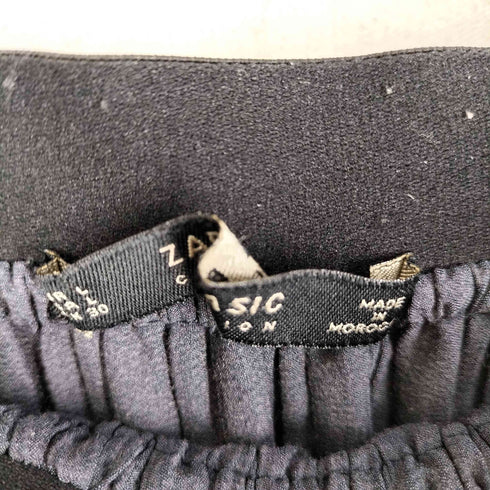 ザラ ZARA ボーダープリーツスカート レディース JPN:L