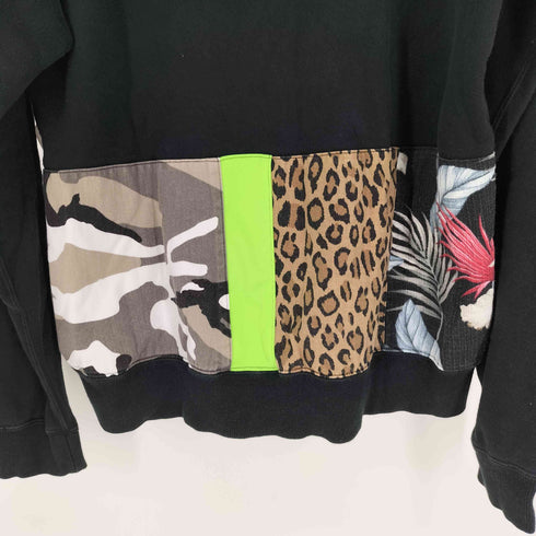 ユニフォームエクスペリメント uniform experiment 17SS BACK END PANEL PULL OVER HOODY バック エンド パネル プルオーバー フーディー パーカー メンズ JPN:2