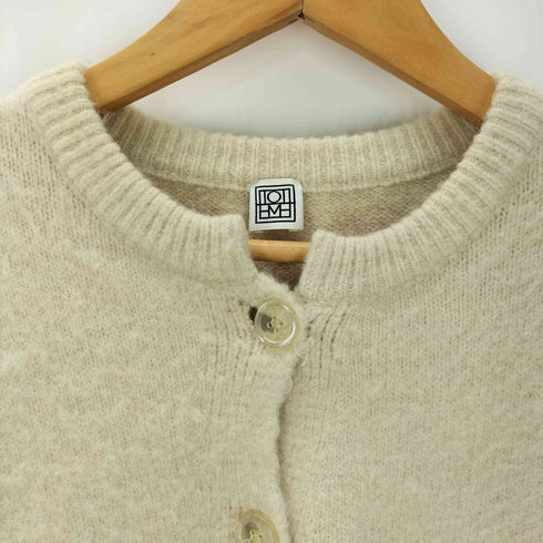 トーテム toteme NOMA cardigan アシンメトリーデザイン カシミアモヘア混 カーディガン レディース import:XS