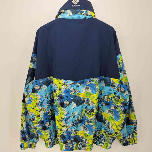コロンビア Columbia 総柄 ジップアップ マウンテンパーカー メンズ import:L