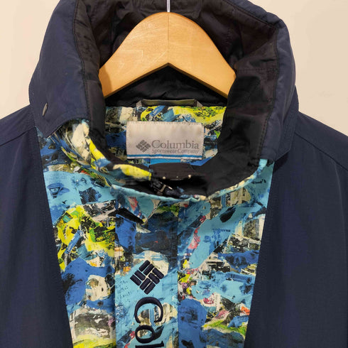 コロンビア Columbia 総柄 ジップアップ マウンテンパーカー メンズ import:L