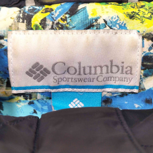 コロンビア Columbia 総柄 ジップアップ マウンテンパーカー メンズ import:L