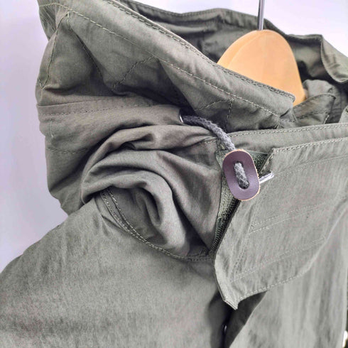 ユニフォームエクスペリメント uniform experiment 11SS ロゴ ワッペン コットンナイロン モッズコート メンズ JPN:3