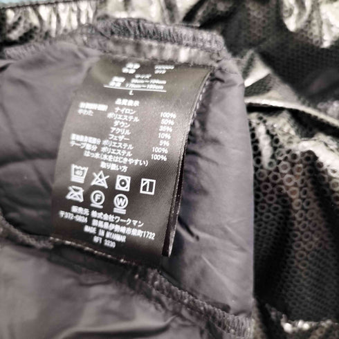 フィールドコア FieldCore ダウン ナイロン ノーカラー ジャケット メンズ JPN:L