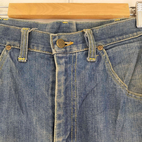 リー Lee 70S USA製 ストレートデニムパンツ ボタン裏刻印7 メンズ US:30-31