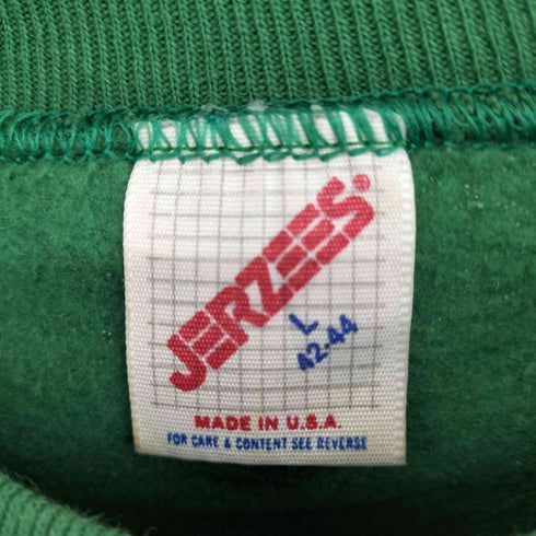 ジャージーズ JERZEES 90s USA製 フロントプリントスウェット メンズ JPN:L