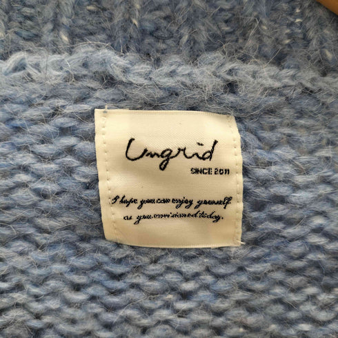 アングリッド Ungrid カラーモヘア混ルーズニット レディース FREE