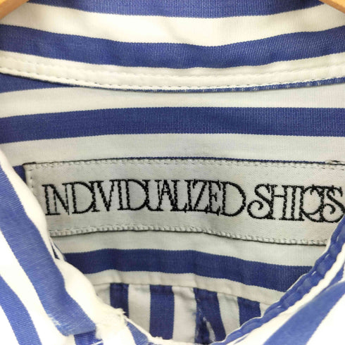 インディヴィジュアライズドシャツ individualized shirts ストライプ レギュラーカラー L/S シャツ レディース