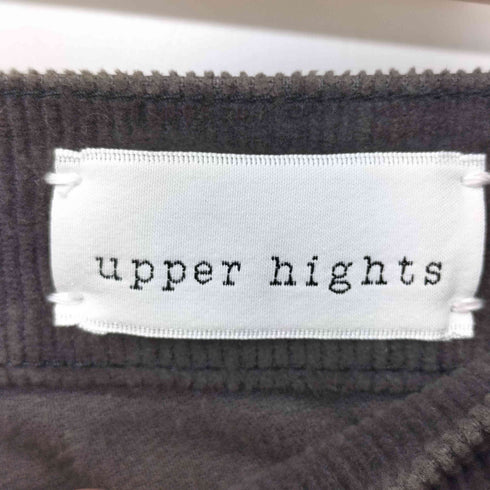 アッパーハイツ upper hights 19AW コーデュロイ ブーツカットパンツ レディース 22