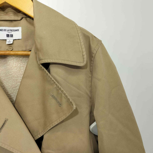 ユニクロイネスドラフレサンジュ UNIQLO INES DE LA FRESSANGE ボアライナー付 トレンチコート レディース JPN:L