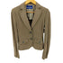 バーバリーブルーレーベル BURBERRY BLUE LABEL デザインボタン テーラードジャケット レディース EUR:38