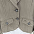 バーバリーブルーレーベル BURBERRY BLUE LABEL デザインボタン テーラードジャケット レディース EUR:38