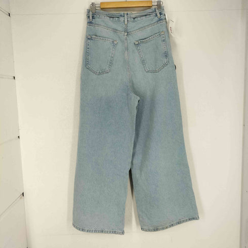 ザラ ZARA ダメージ加工ワイドデニムパンツ メンズ 29