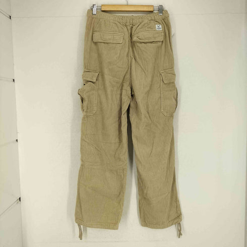 ザラ ZARA 太畝コーデュロイイージーカーゴパンツ メンズ M