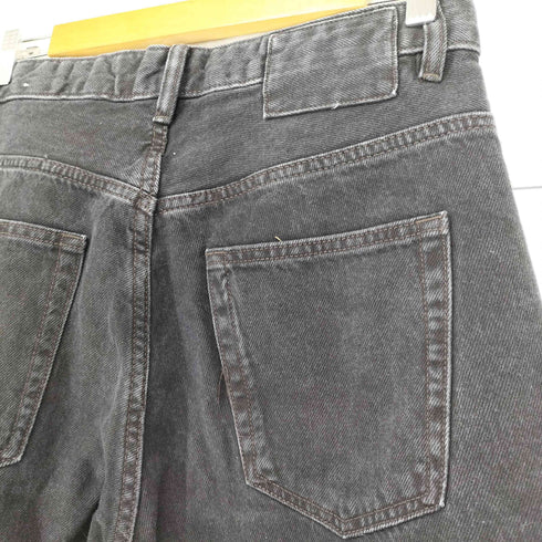 ザラ ZARA ワイドブラックデニムパンツ メンズ 29