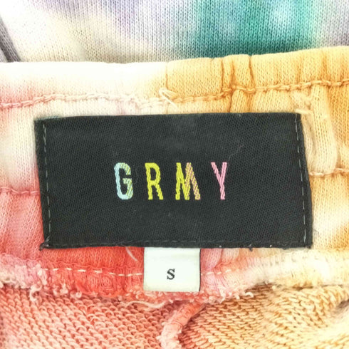 グライミー GRIMEY / GRMY ハーフパンツ スウェット 総柄タイダイ マルチグラフィック レディース JPN:S