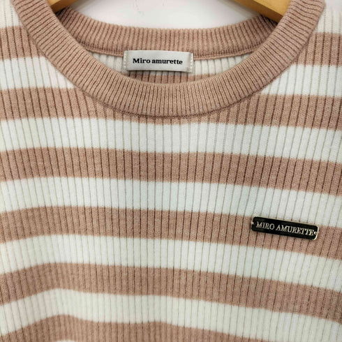 MIRO AMURETTE miro border rib knit レディース FREE