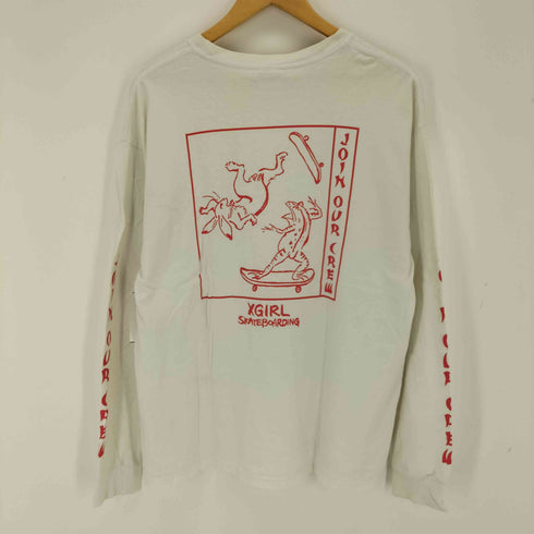 エックスガール X-girl CHOJU-GIGA L/S BIG TEE レディース ONESIZE