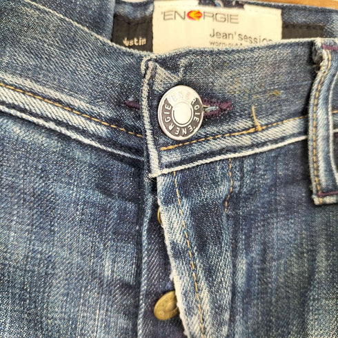 ENERGIE ダメージ加工 デニムパンツ メンズ 31X35