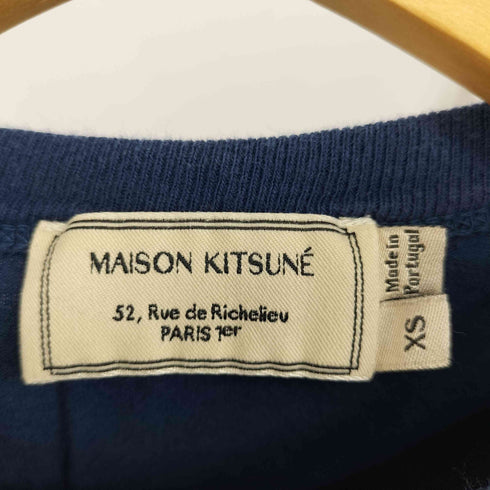 メゾンキツネ MAISON KITSUNE ブロンドロゴプリントカットソー メンズ JPN:XS