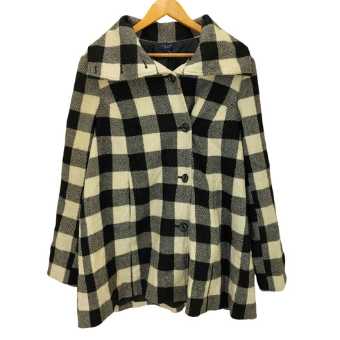 チャップス CHAPS ブロックチェック ウール コート ジャケット ユニセックス レディース import:XL
