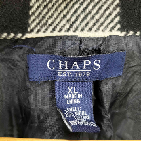 チャップス CHAPS ブロックチェック ウール コート ジャケット ユニセックス レディース import:XL