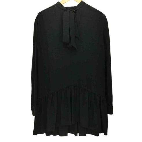 サンローランパリ SAINT LAURENT PARIS ボウタイリボンワンピース レディース 34