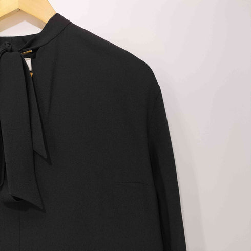サンローランパリ SAINT LAURENT PARIS ボウタイリボンワンピース レディース 34
