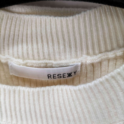 RESEXY 22AW マジョリカプリーツニットワンピース レディース FREE