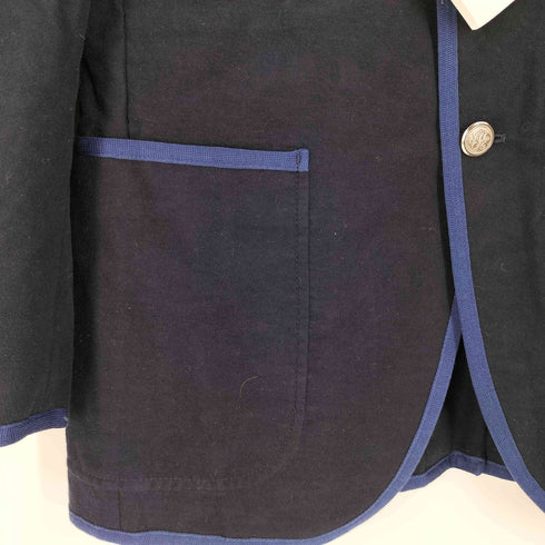 ジェイプレス J.PRESS シルバーボタン パイピング 3Bテーラードジャケット メンズ import:M