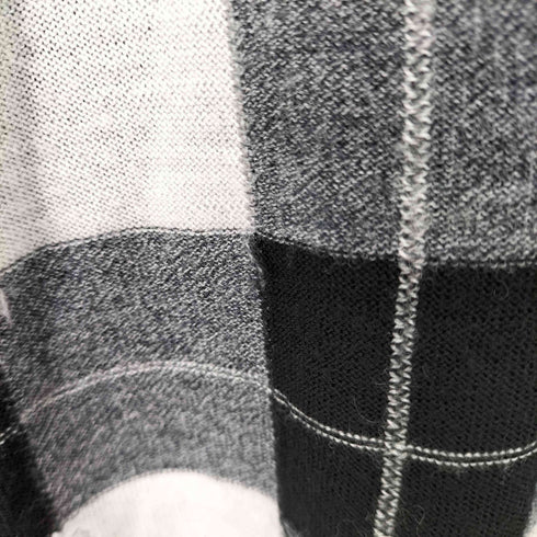 ラッドミュージシャン LAD MUSICIAN 15AW カシミヤ混ブロックチェックニットセーター メンズ JPN:44