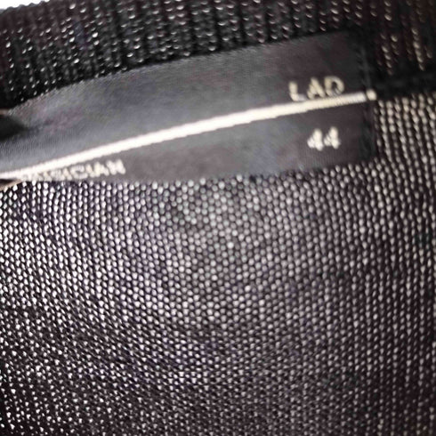 ラッドミュージシャン LAD MUSICIAN 15AW カシミヤ混ブロックチェックニットセーター メンズ JPN:44