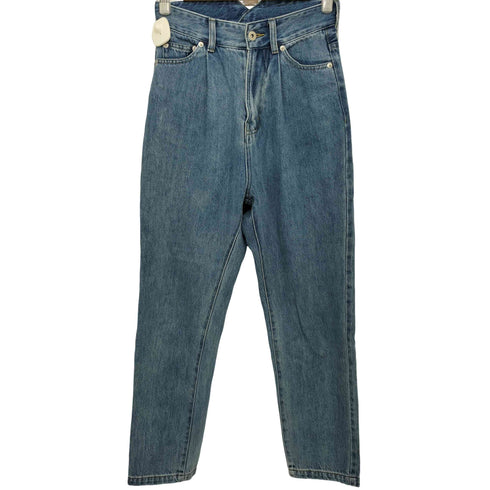 ウィルフリー willfully new front tuck cropped denim レディース FREE