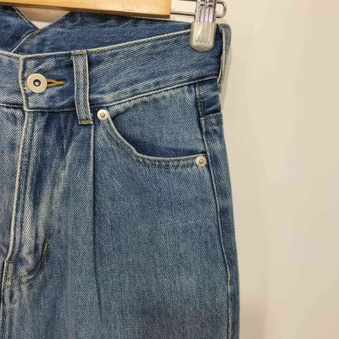 ウィルフリー willfully new front tuck cropped denim レディース FREE