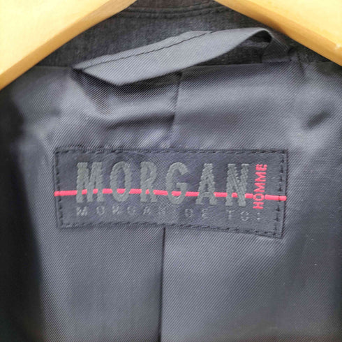 モルガンオム MORGAN HOMME 襟デザイン 2B テーラードジャケット メンズ import:M