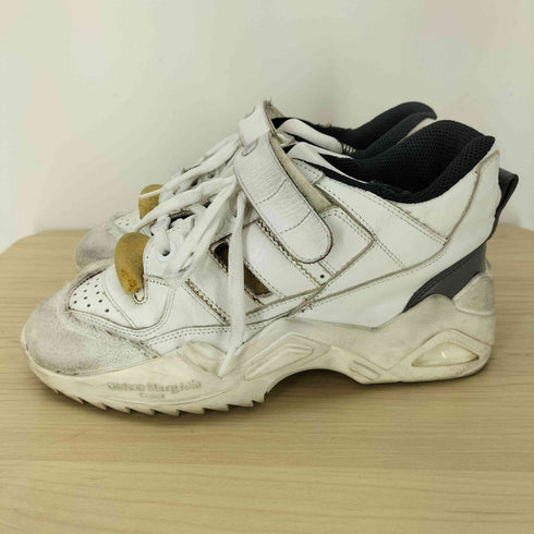 メゾンマルジェラ Maison Margiela 22ライン ダメージ加工 Retro Fit レトロ フィット シャークソール スニーカー レディース EUR:37