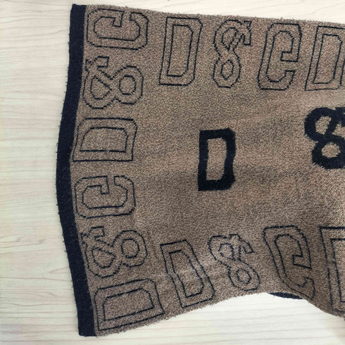 ディーアンドジー D&G ロゴデザインウールマフラー メンズ
