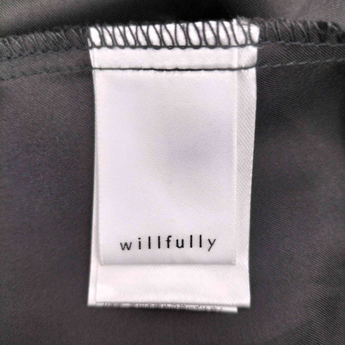 ウィルフリー willfully シースルーワンピース レディース FREE