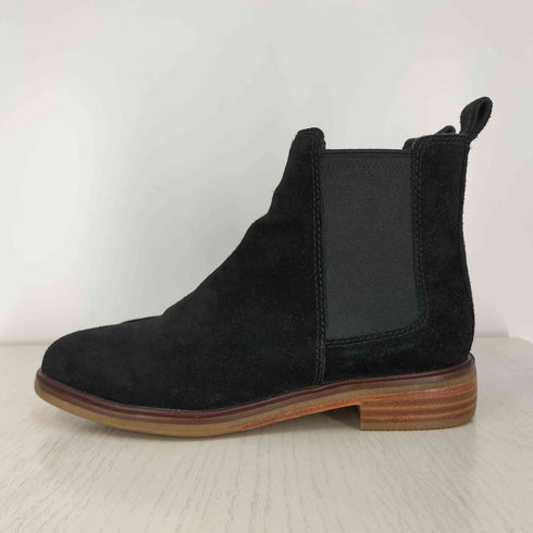 クラークス Clarks スウェード サイドゴアブーツ レディース CN:23.0