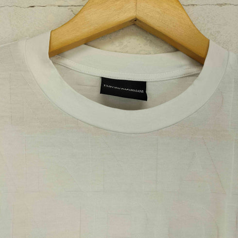 エンポリオアルマーニ EMPORIO ARMANI ロゴエンボス加工クルーネックTシャツ メンズ M