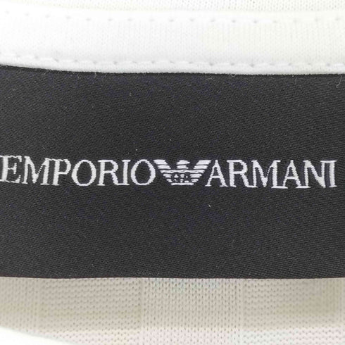 エンポリオアルマーニ EMPORIO ARMANI ロゴエンボス加工クルーネックTシャツ メンズ M