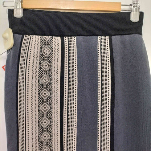 ウィルフリー willfully jacquard weave placement pencil knit SK レディース FREE