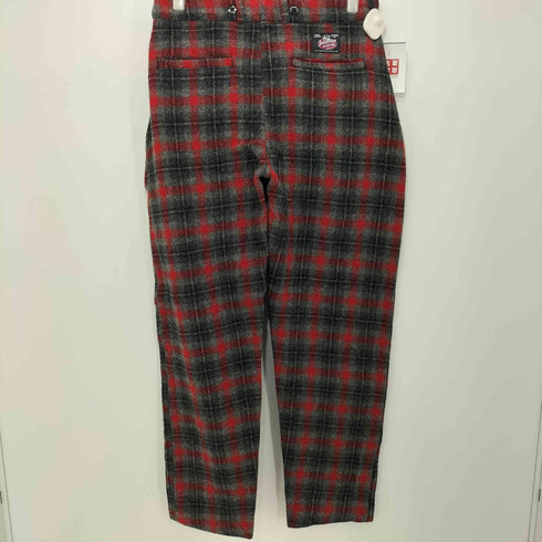 ジョンソンウーレンミルズ Johnson Woolen Mills 80-90s チェック柄 ウール混 ストレートパンツ メンズ 10