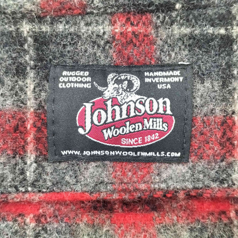 ジョンソンウーレンミルズ Johnson Woolen Mills 80-90s チェック柄 ウール混 ストレートパンツ メンズ 10
