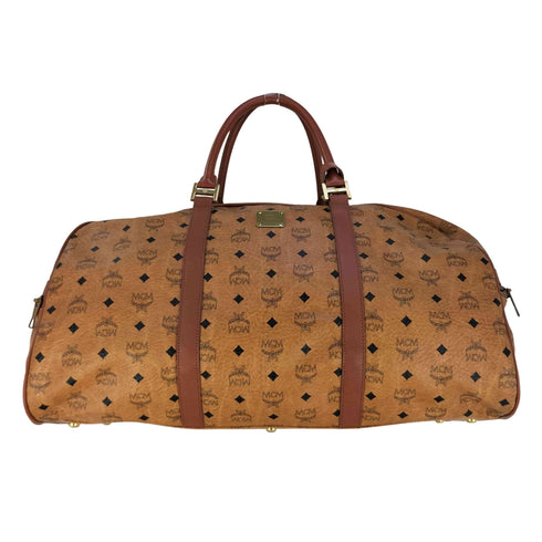 エムシーエム MCM ヴィセトス柄 OPTIジッパー 2WAY ボストンバッグ メンズ