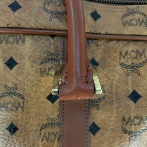 エムシーエム MCM ヴィセトス柄 OPTIジッパー 2WAY ボストンバッグ メンズ