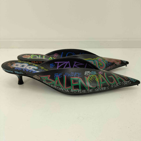 バレンシアガ BALENCIAGA Graffiti Mules レディース 35.5