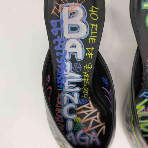 バレンシアガ BALENCIAGA Graffiti Mules レディース 35.5