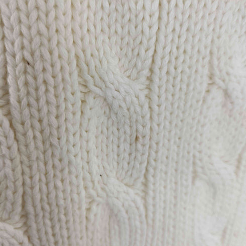 ポロバイラルフローレン Polo by RALPH LAUREN Vネックケーブルニットベスト メンズ import:L